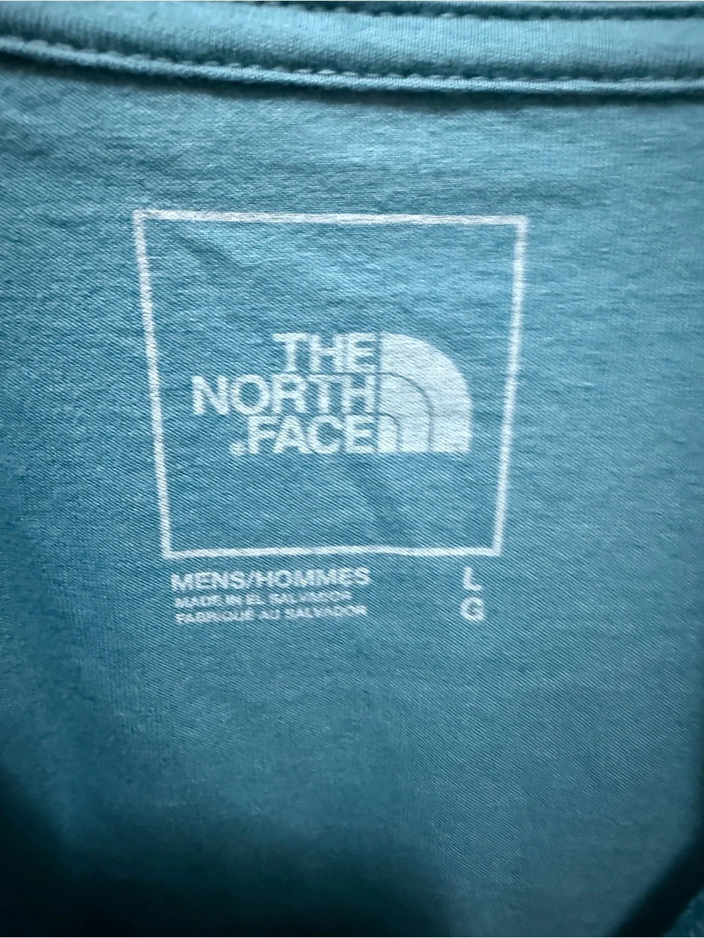 The North Face Men’s Teal Short Sleeve Logo Tee New With Tags